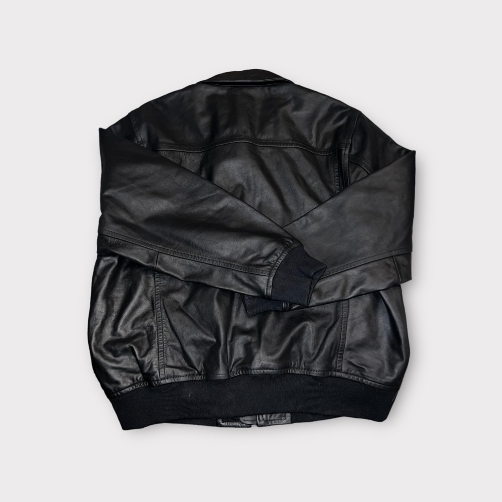 Madewell Leather Bomber Jacket - Picture 7 of 7
